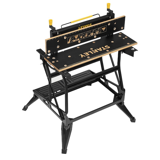 Stanley 2 In 1 Premium Folding Workbench & Vice With 250 Kg Load Capacity (Vertical Clamping)