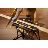 Stanley 2 In 1 Premium Folding Workbench & Vice With 250 Kg Load Capacity (Vertical Clamping)