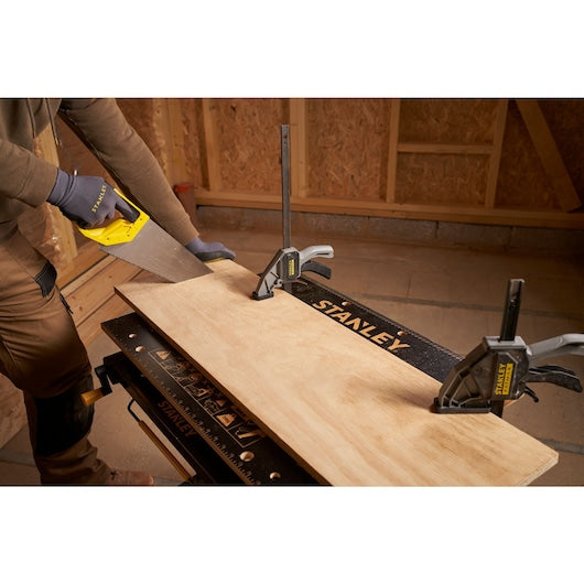 Stanley 2 In 1 Premium Folding Workbench & Vice With 250 Kg Load Capacity (Vertical Clamping)