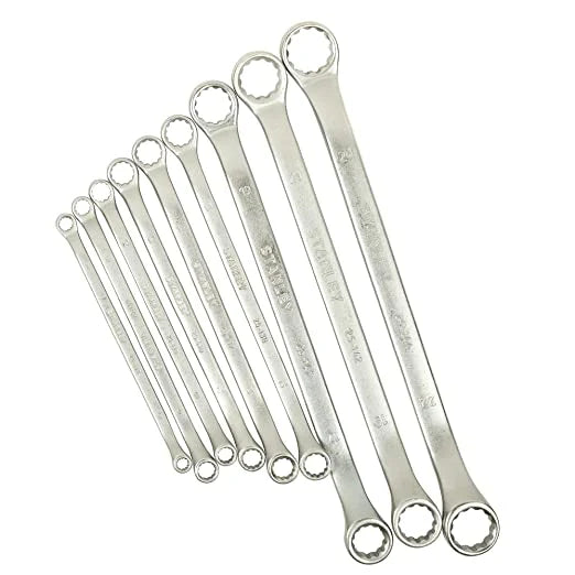Stanley 9pc Offset Ring Spanner Set - Tools Warehouse