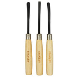 Stanley 6pc 1/4" Wood Carving Chisel Set