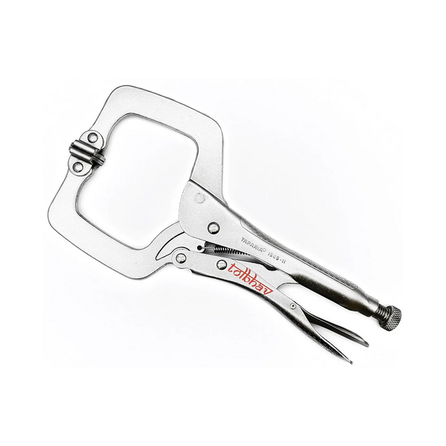 Taparia 1645 Locking Pliers Clamp Swivel Pads 11 Inch
