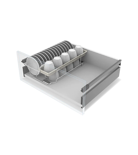 Godrej Universal Skido Organiser for Cup & Saucer - Anthracite Finish