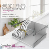 Godrej Universal SKIDO Organiser for Thali - Anthracite
