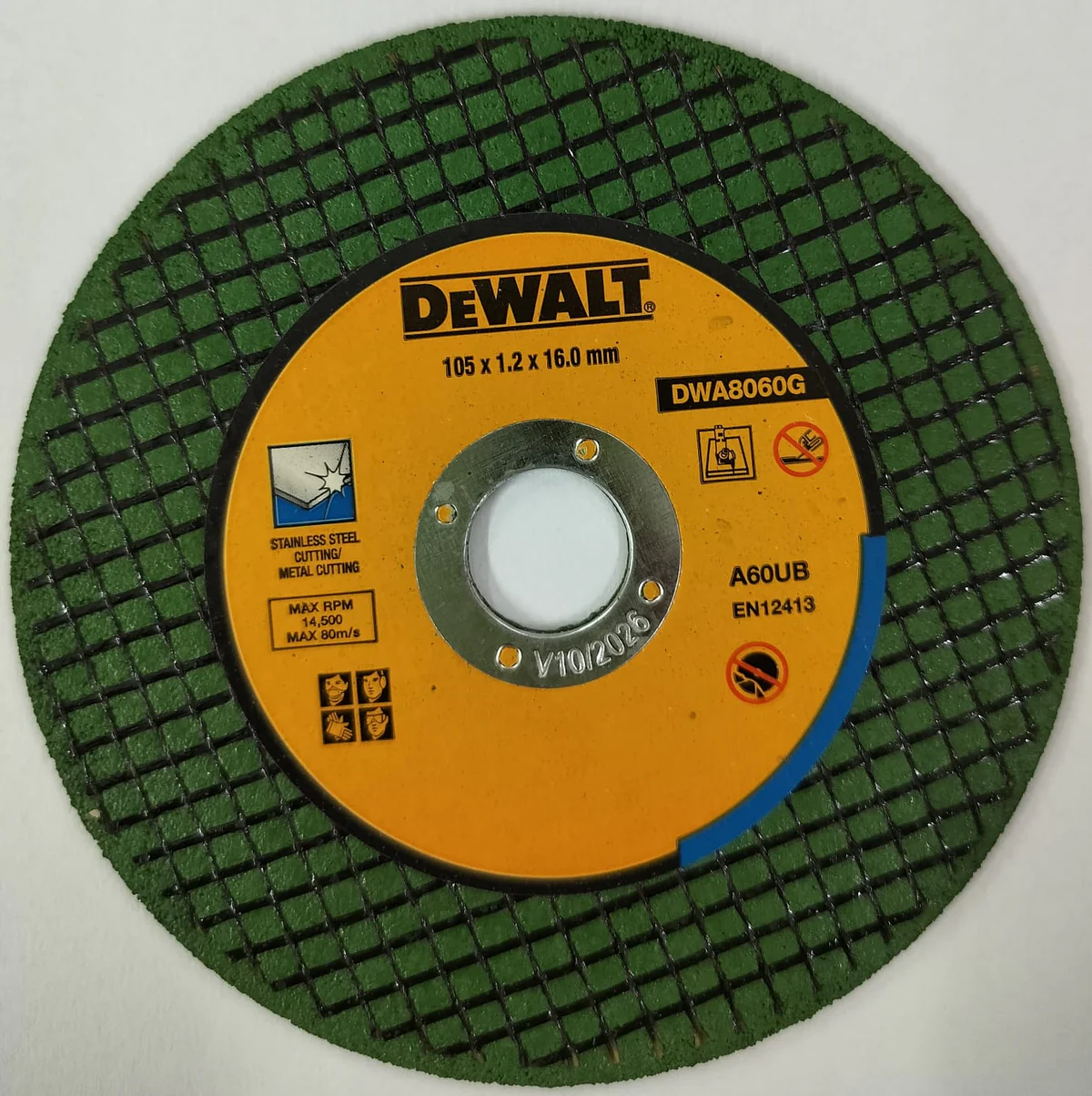 DEWALT DWA8060G 4 inch Cut Off Wheel - Pack of 50 Pcs