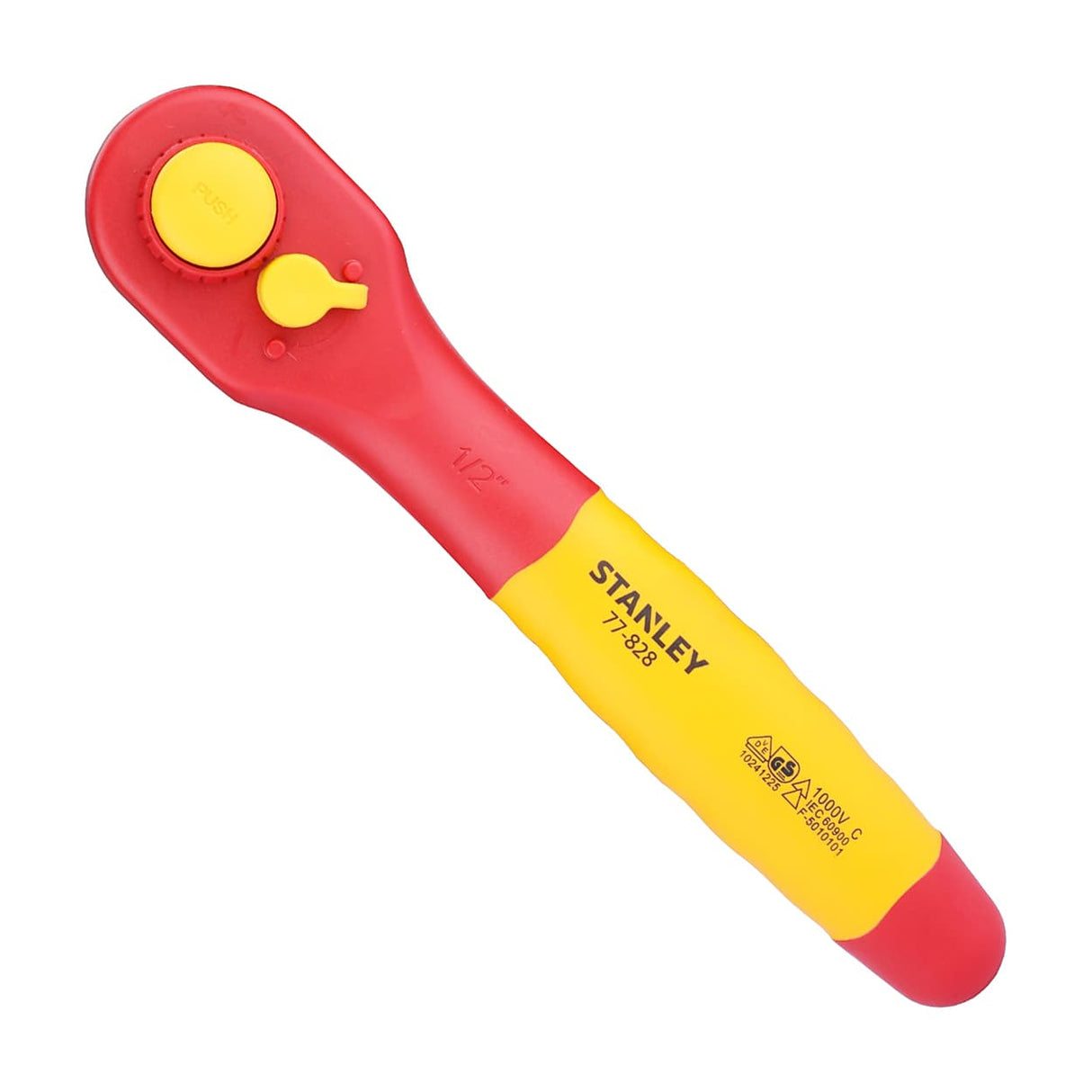 Stanley 1/2 Inch Sq Drive Insulated Ratchet Wrench (VDE)